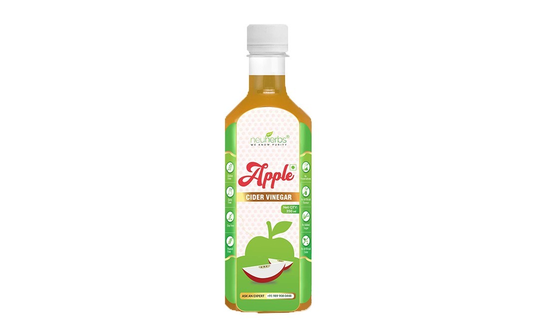 Neuherbs organic Apple Cider Vinegar    Plastic Bottle  350 millilitre